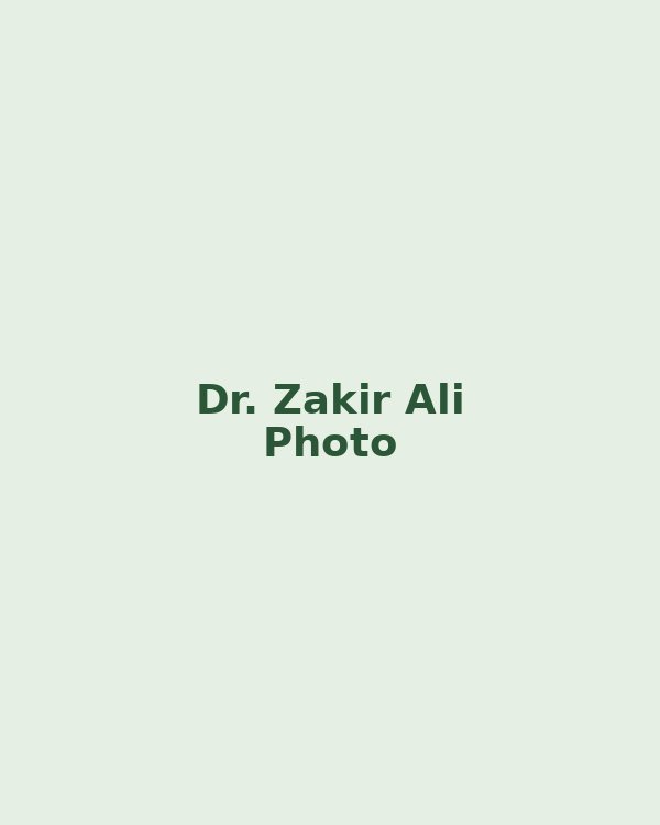 Dr. Zakir Ali